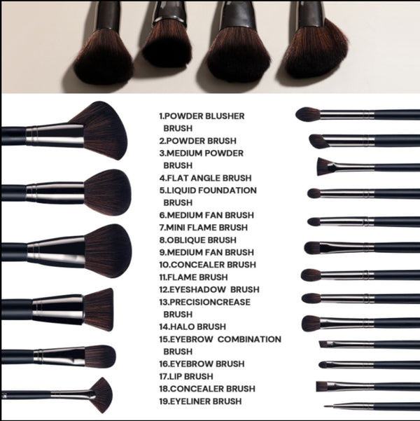 Kenz cosmetics 19 brush set